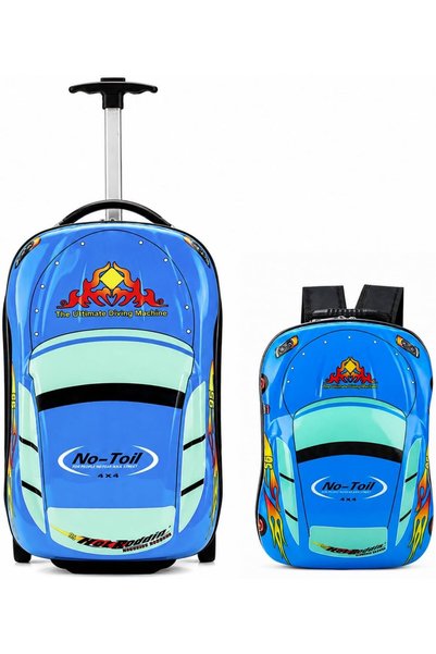 Generic Kids’Luggage, 18 Inch Cartoon Children's Trolley Case, Children’s Tra...