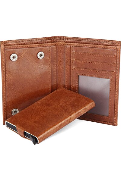 Generic Men's Top Grain Leather Ultra Strong Stitching Handcrafted RFID Block...
