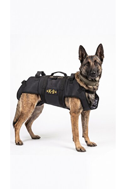 Tasma Market K9 Tactical Dog Rescue and Transport Vest - with Straps and Supp...