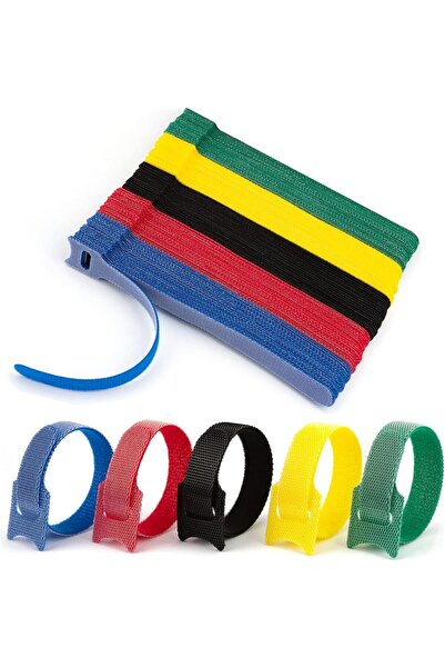 Generic 100 PCS Cable Ties Reusable Cord Organizer, 6 inch Fastening Cord Tie...
