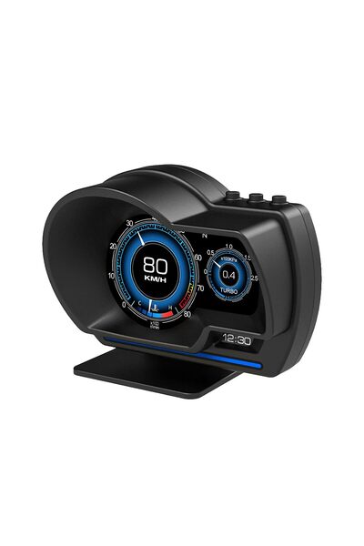 Generic شاشة عرض HUD للسيارة، مقياس ذكي OBDⅡ+GPS، عداد سرعة عالي الدقة، أداة ...