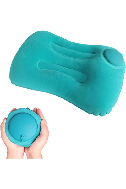 Generic Inflatable Camping Pillow, Ultralight Compact Travel Cushion for Outd...