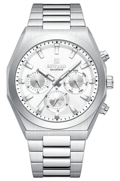 Reward Rd813312M Men's Wristwatch with Steel Strap