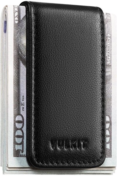 Generic Magnetic Money Clip Leather Cash Holder Minimalist Design Holds Up to...