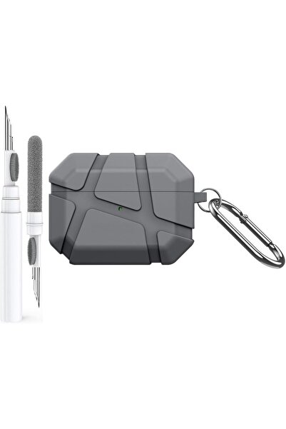 Generic for Airpods Pro 2/1st Case [with Cleaner Kit] [Keychain] Military Gra...