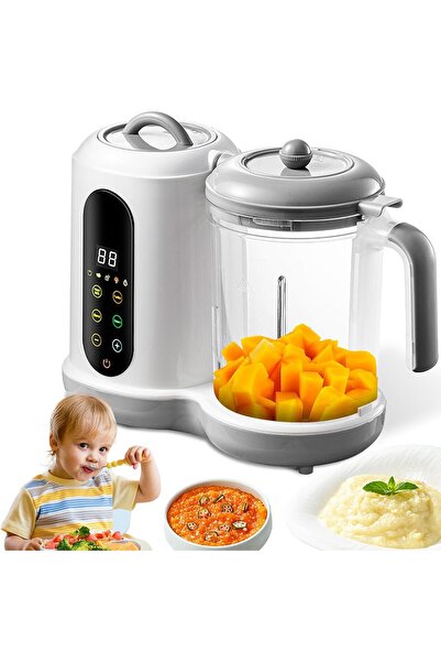 Generic Multifunctional Baby Food Processor and Steamer with Touch Screen, BP...