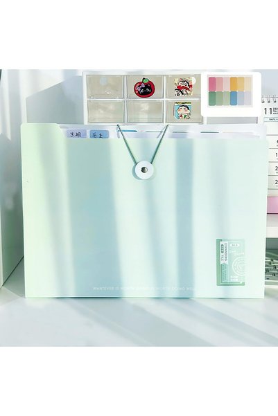 Generic Accordion File Organizer with Safety Buckle, 8-Pocket Expanding File ...