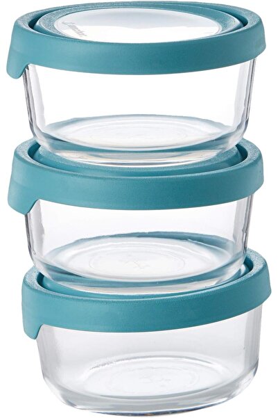 Generic 3 pcs 946 ml rnd. container w/trueseal lids - 13285ahg17
