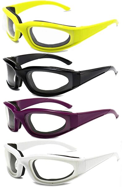 Generic 4 Pieces Onion Goggles, Kitchen Grilling Glasses, Anti Fog, Anti Scra...