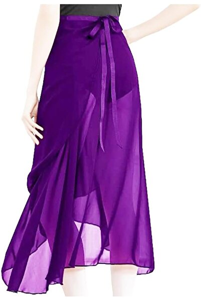 Generic Belly Dance Girls Ladies Chiffon Belly Ballet Long Skirt Dance Skate ...