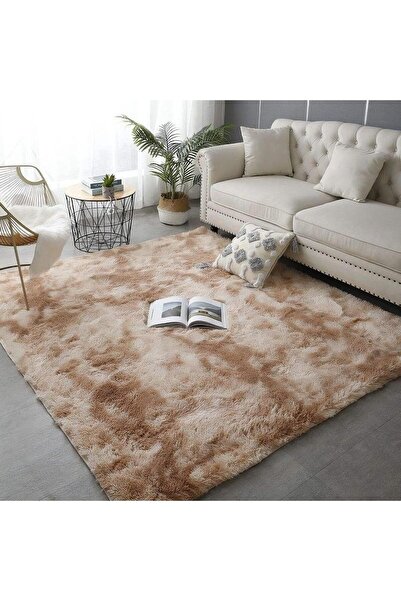 Generic 4 x 5.3 Feet Tie Dyeing Light Carpet, Super Soft Fluffy Rugs, Plush I...