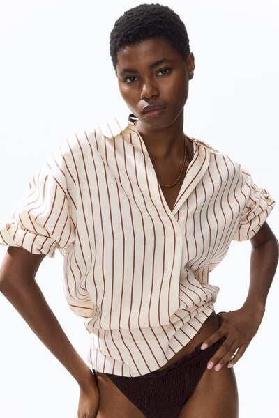 H&M Oversize Popover Gömlek