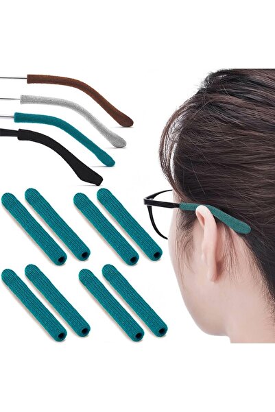 Generic 4 Pairs Soft Glasses Ear Cushion, Anti Slip Knitting Cotton Eye Glass...