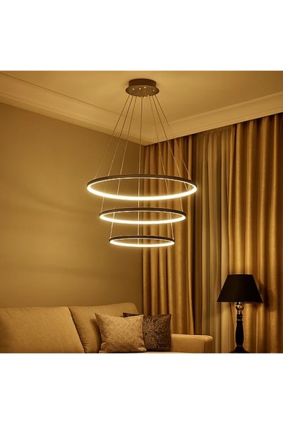 Generic Brand ثريا مودرن فضي LED 75 واط HA/C5680/4*6*8SL+WW