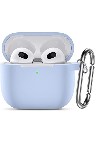 Generic AirPods 3 Case Cover with Keychain Full Body Protective Shockproof Cu...