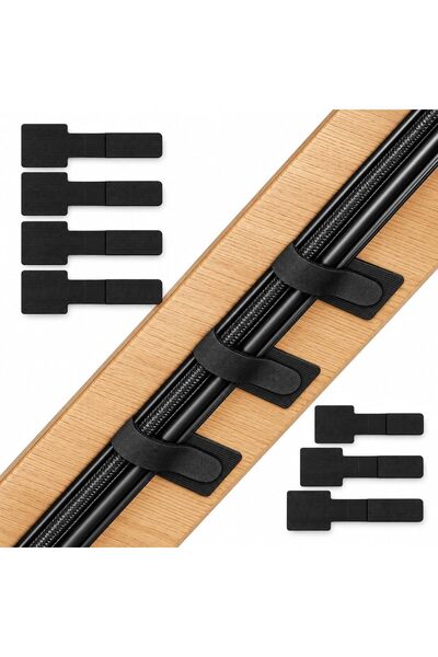 Generic 50 PCS Reusable Self Adhesive Cable Ties – Cable Management Solution ...