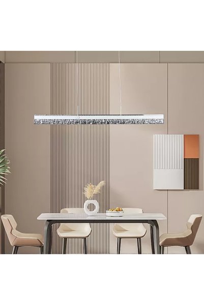 Generic Brand ثريا مودرن أبيض LED 55 واط 120 سم HA/E6673L/1200WH+3CO