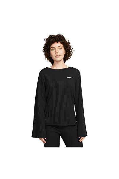 Nike Αθλητικό Γυναικείο Μακρυμάνικο Τοπ Ριμπ "