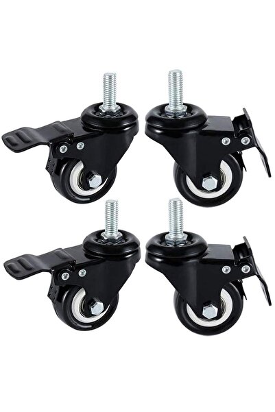 Generic 2"Caster Wheels Heavy Duty Swivel Casters with Brakes,Replacement for...