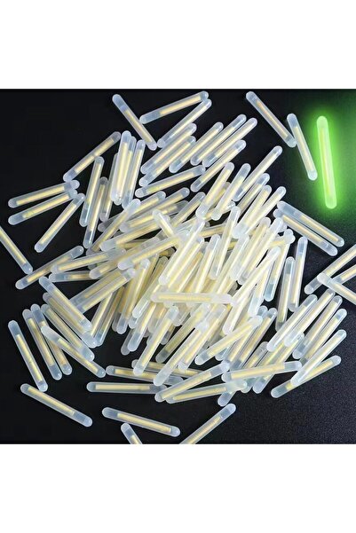 Generic 100 Pcs Fishing Float Light Stick Fluorescent Lightstick Fluorescent ...