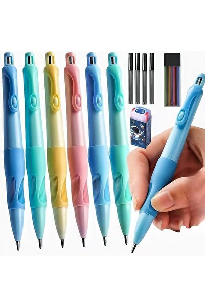Generic 2.0 MM Thick Mechanical Color Pencils for Kids, HB Lead with Comforta...