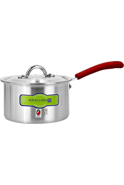 Generic وعاء حليب من الألومنيوم بطول 20 سم مع غطاء، قدر من الألومنيوم مع فوهة...