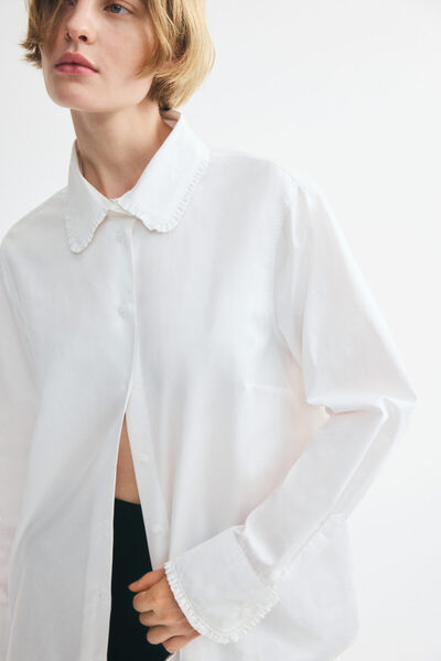 H&M Pamuklu Poplin Gömlek
