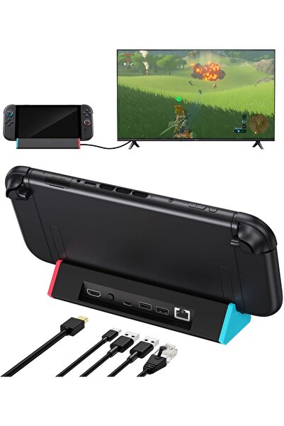 Generic Dock Station for Nintendo Switch 2-4K@120Hz, Gigabit Ethernet, Replac...
