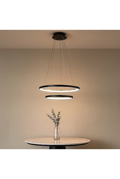 Generic Brand Modern Black Led Chandelier 42W 60*40cm Ha/C5680/40*60Bk+Ww