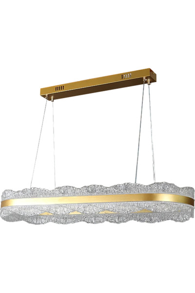 Generic Brand ثريا مودرن ذهبي LED 95 واط 30*90 سم HA/E7054/90*30GD+3CO