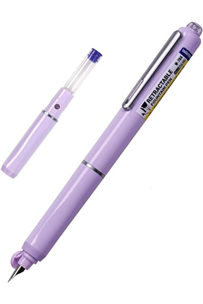 Generic Fountain Pen with Fine Nib, Retractable Black Ink Pen Set, Includes 5...