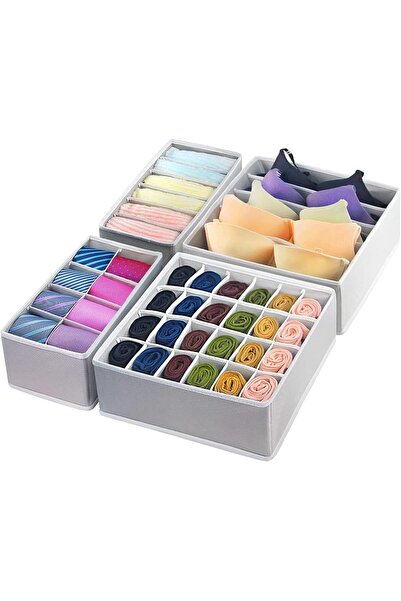 Generic Underwear Drawer Organizer, Set of 4 Closet Storage Organizers, Under...