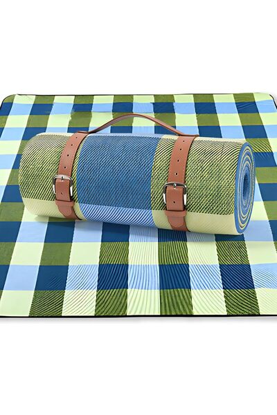 Generic Waterproof Picnic Blanket Extra Large 300x200CM - 3-Layer Foldable Ma...