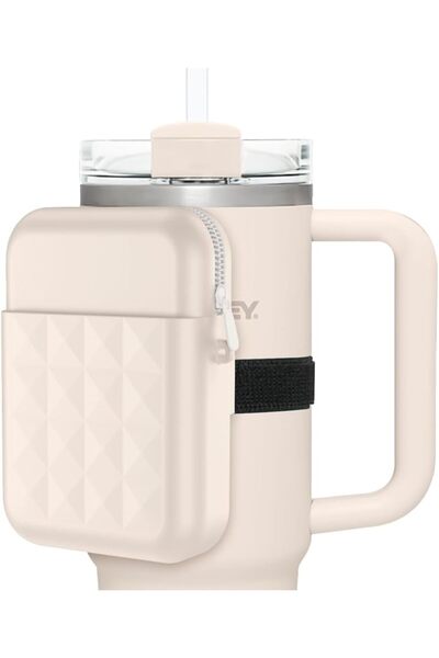 Generic حقيبة زجاجة ماء لـ Stanley Quencher Adventure 40oz و لـ Stanley IceFl...