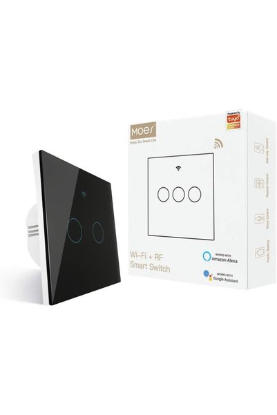 Generic WiFi Smart Touch Wall Light Switch No Neutral Wire Needed, Single Wir...