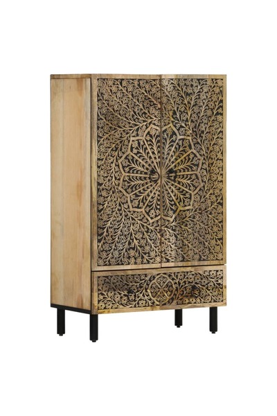Syfax Dulap inalt, 60x33x100 cm, lemn masiv de mango