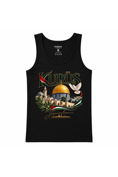 Rabona Fashion Jerusalem Landmarks & Dove Graphic Tank Top