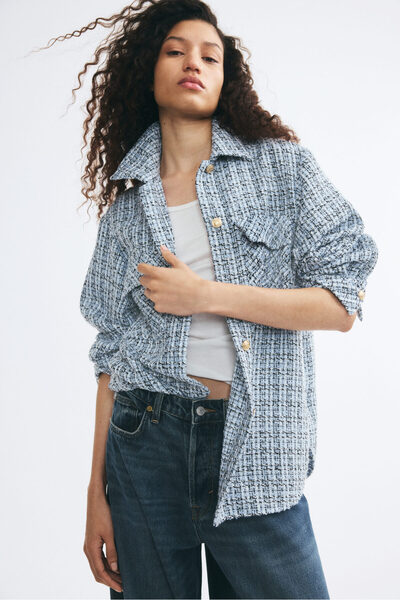 H&M Bukle Overshirt Gömlek