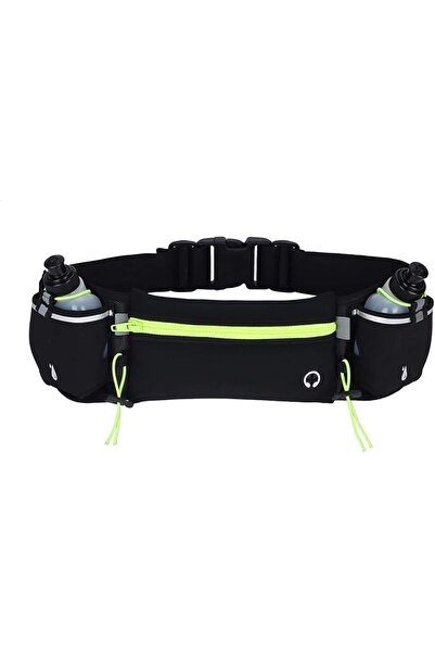 Generic Upgraded Running Belt with Water Bottle, Running Fanny Pack with Adju...