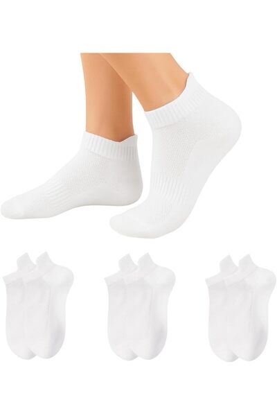 Generic Men's Low-Cut Ankle Socks (3-Pairs) – Soft Cotton with Terry Sole for...