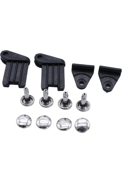 Generic Black Rear Sunshade Sunblind Repair Kit 2 Sets Fit for BMW E39 E46 E6...