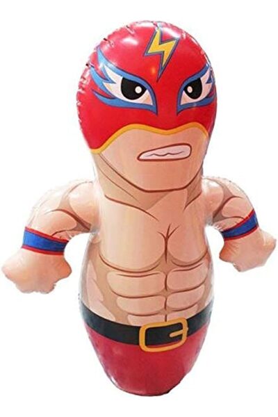Generic Hit Me 3D Inflatable Bop Bag Wrestler For Boys & Girls