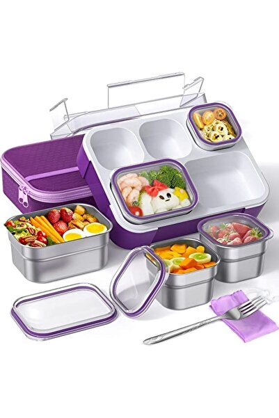 Generic Stainless Steel Lunch Box for Kids Adults,Insulated Bento Lunch Box w...