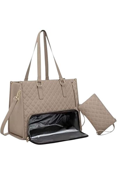 Generic Women's Lunch Tote and 15.6 Inch Laptop Bag, Large Capacity Handbag w...