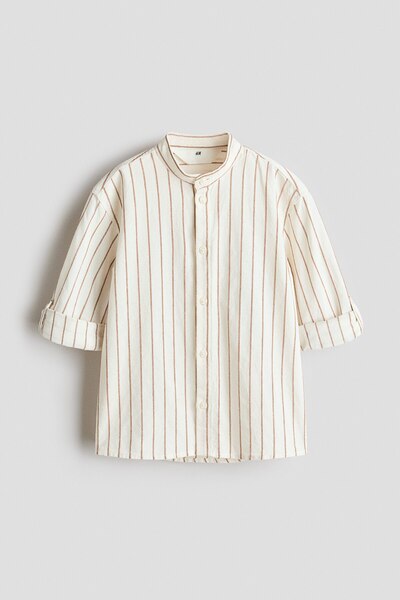 H&M Pamuklu Hakim Yaka Gömlek