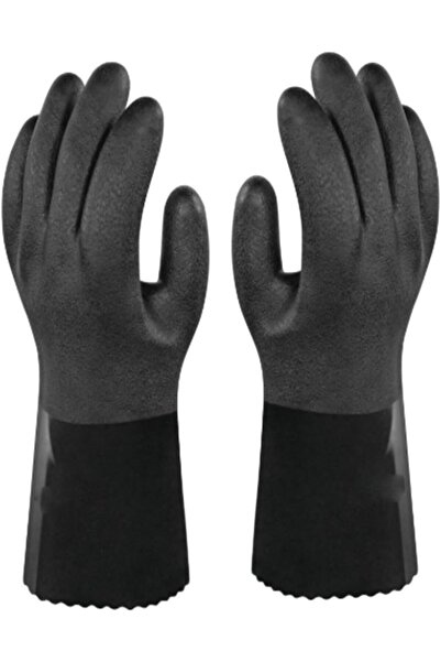 Generic Chemical Resistant Gloves, 1Pairs Reusable Heavy-Duty Rubber Gloves w...