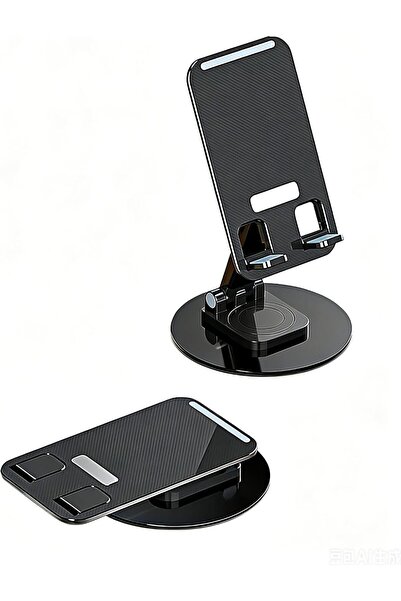 Generic 2 PCS Adjustable Cell Phone Stand, 360° Rotatable Desktop Phone Holde...