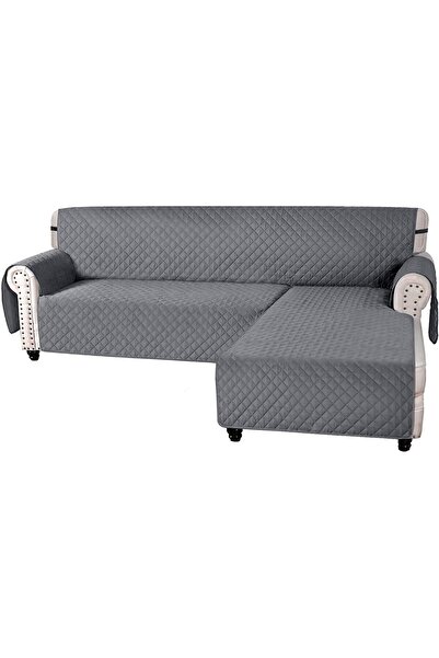 Generic Sofa Covers L Shape Couch Covers for Reversible Sectional Sofa Chaise...