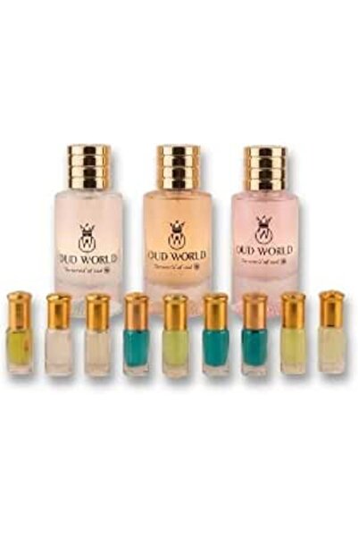 OUD WORLD Combo Set 50, Refined Oud Wood, Grey Royal & Classic London Woody, ...