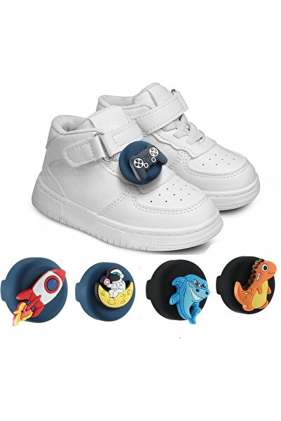 Generic 4 pack Silicone Holder Compatible with AirTag Kids Shoelaces, Cartoon...